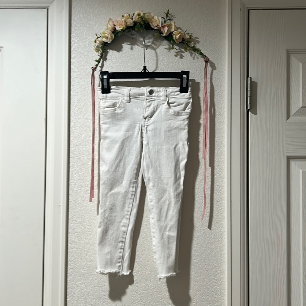 GB Girls White Denim Jeans